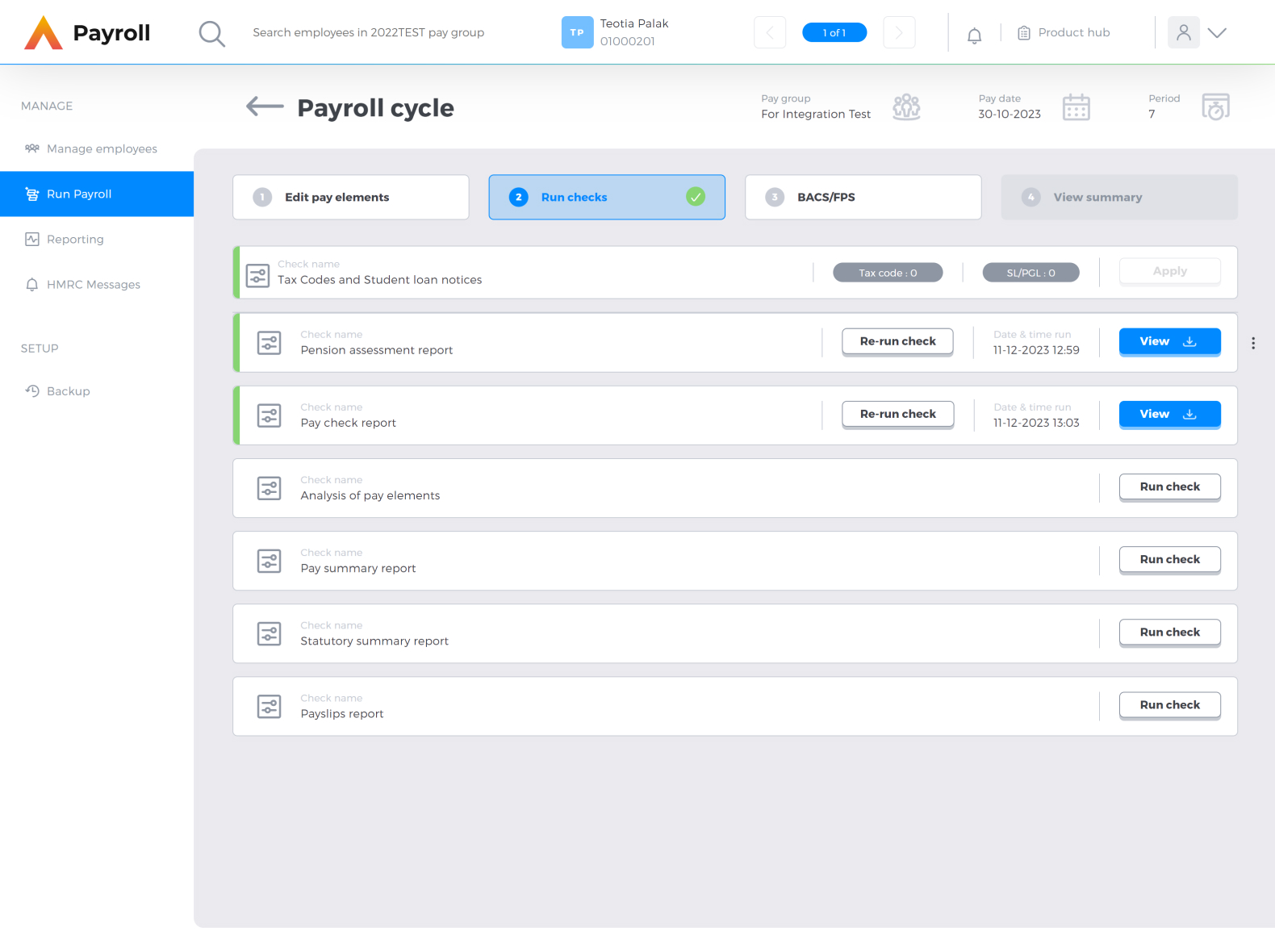 Payroll software product shot)